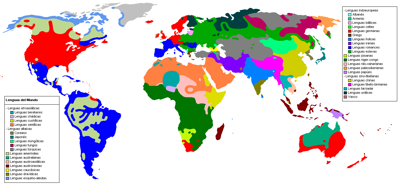 Los idiomas más hablados del mundo