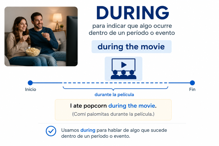 uso del during
