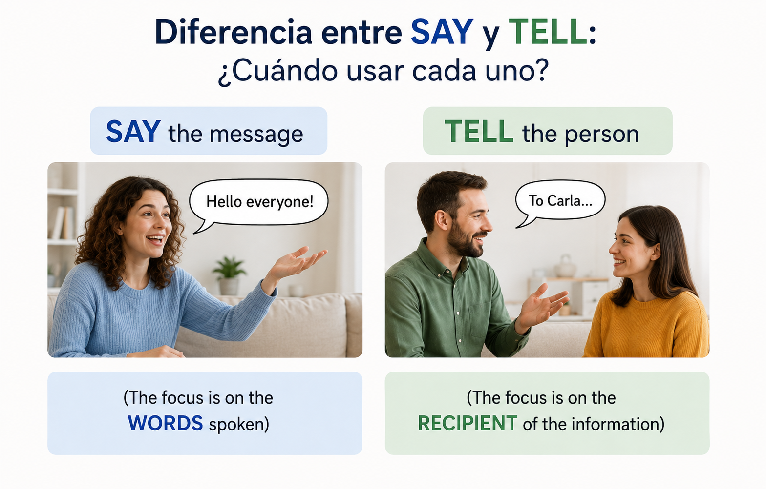 say or tell